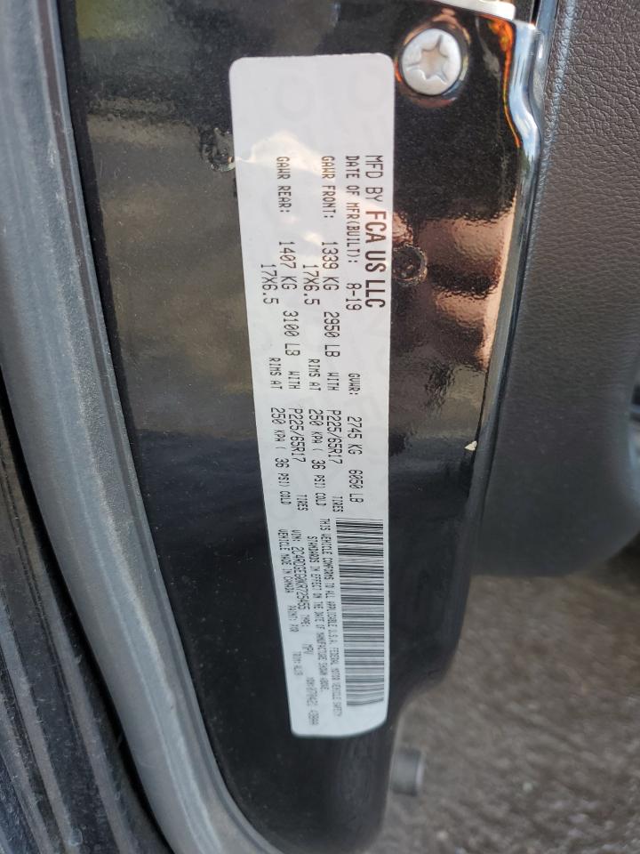 2019 Dodge Grand Caravan Gt VIN: 2C4RDGEG0KR725455 Lot: 81530185