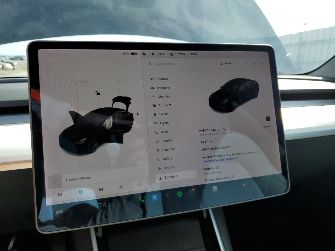 2020 Tesla Model 3 VIN: 5YJ3E1EA3LF808077 Lot: 85897065