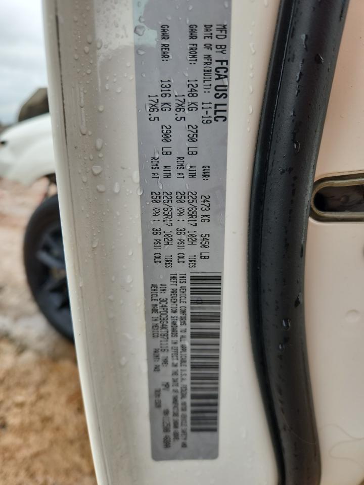 2019 Dodge Journey Se VIN: 3C4PDCBG4KT871116 Lot: 85723805