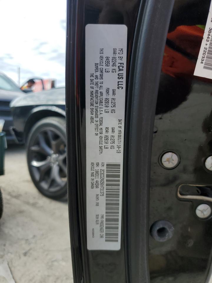 2019 Dodge Challenger Sxt VIN: 2C3CDZAG5KH731379 Lot: 85844725