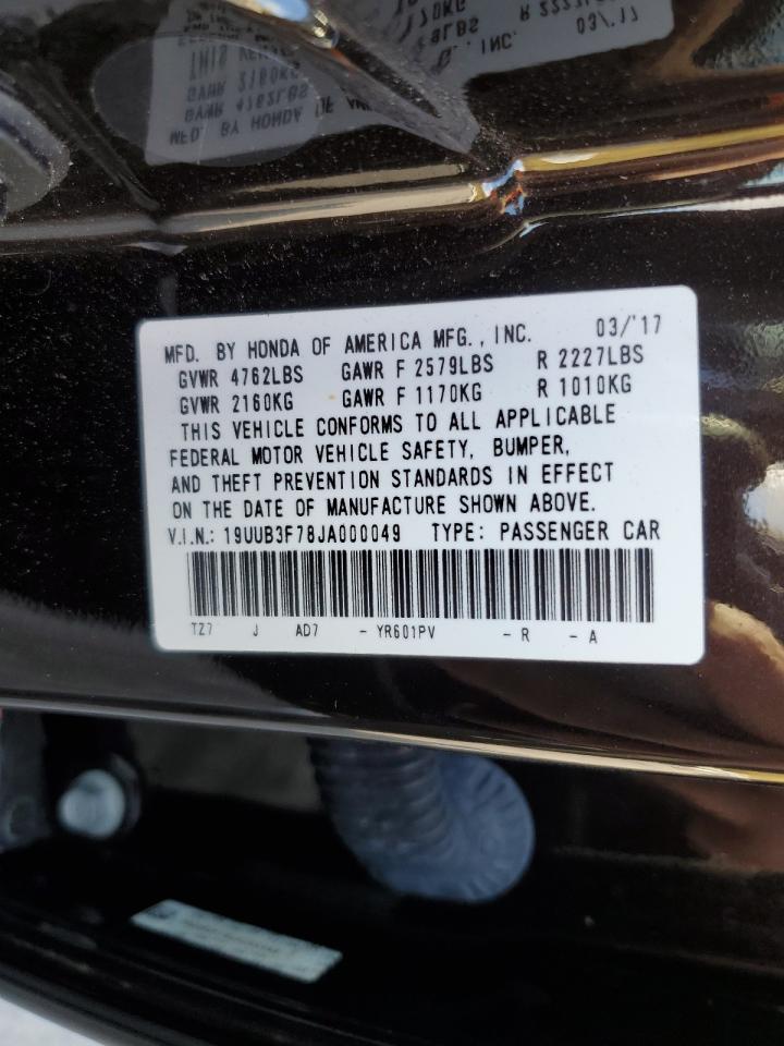 2018 Acura Tlx Advance VIN: 19UUB3F78JA000049 Lot: 82498575