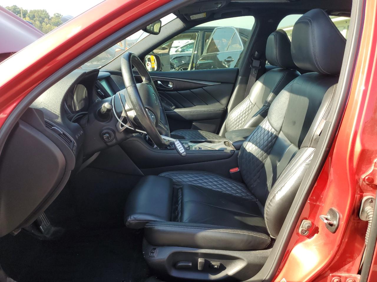 2017 Infiniti Q50 Red Sport 400 VIN: JN1FV7AR3HM870365 Lot: 82002285