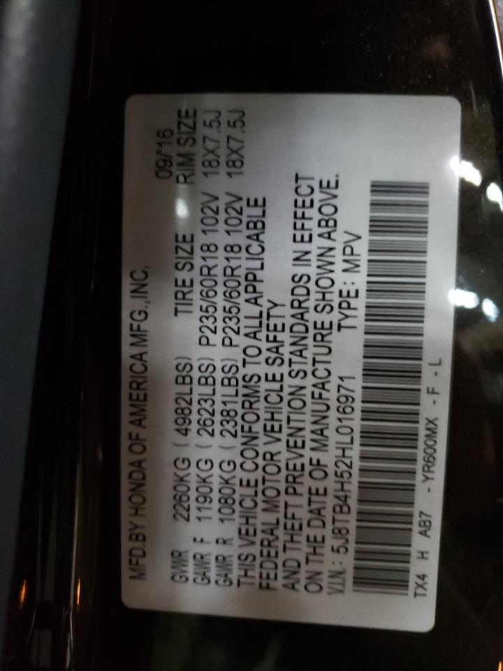 2017 Acura Rdx Technology VIN: 5J8TB4H52HL016971 Lot: 87285645