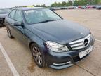 2013 MERCEDES-BENZ C180 EXECUTIVE SE BLUE-CY  for sale at Copart NEWBURY