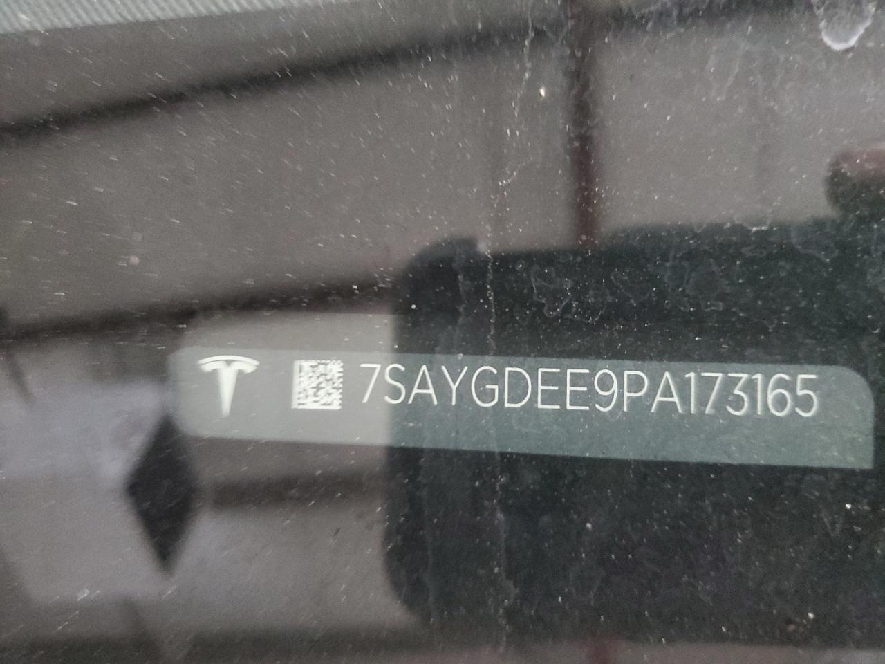 2023 Tesla Model Y VIN: 7SAYGDEE9PA173165 Lot: 84955405