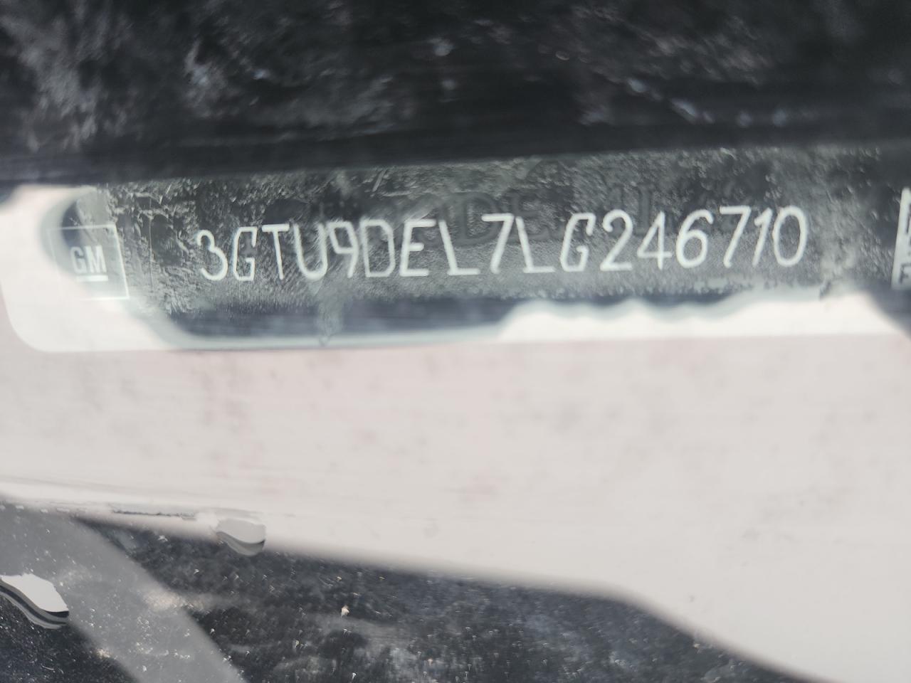 2020 GMC Sierra K1500 Slt VIN: 3GTU9DEL7LG246710 Lot: 90288735