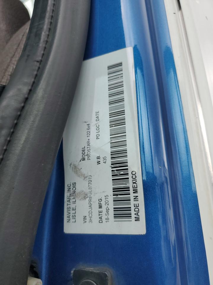 2016 International Prostar - Semi Truck VIN: 3HCDJAPR6GL377019 Lot: 83944745