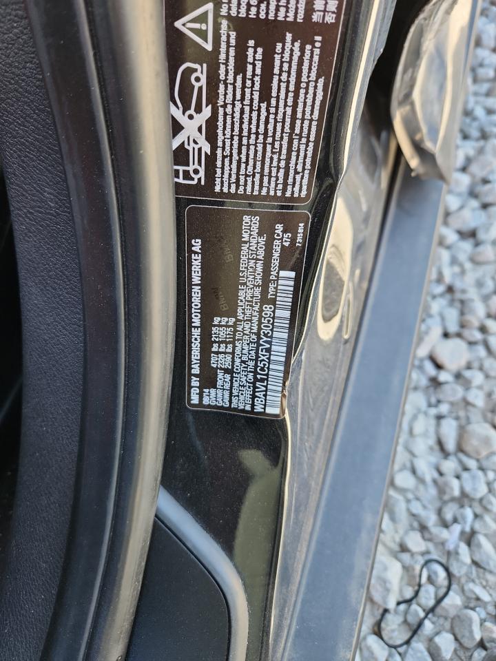 2015 BMW X1 xDrive28I VIN: WBAVL1C5XFVY30598 Lot: 87395955