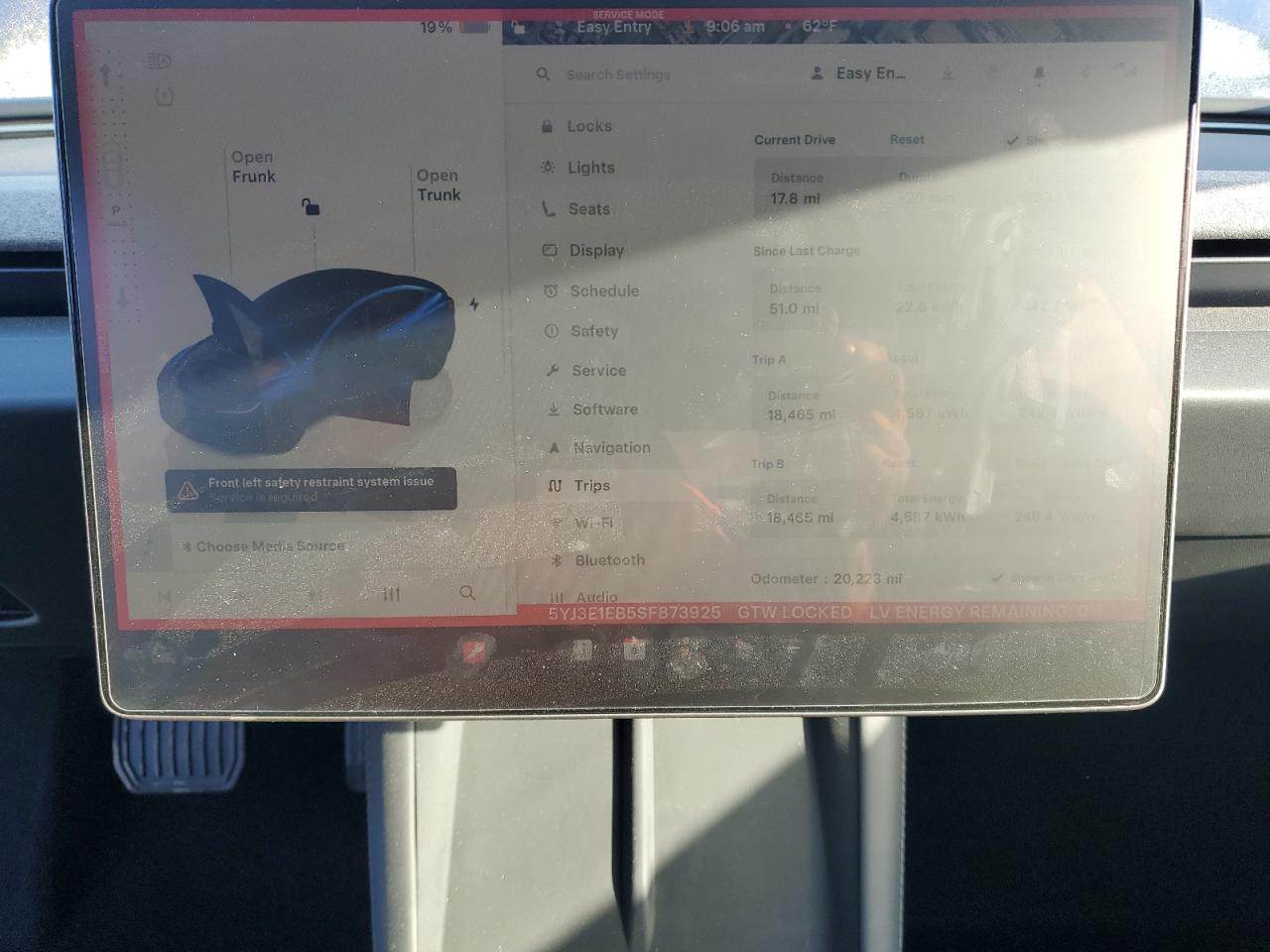 2025 Tesla Model 3 VIN: 5YJ3E1EB5SF873925 Lot: 85520515