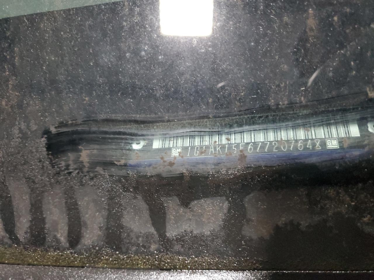 2007 Chevrolet Cobalt Ls VIN: 1G1AK15F677207648 Lot: 90033775