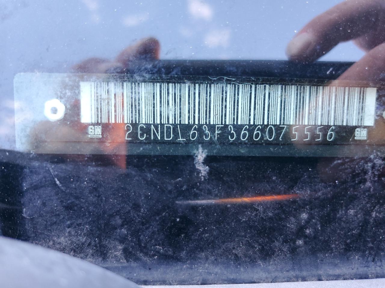 2006 Chevrolet Equinox Lt VIN: 2CNDL63F366075556 Lot: 85961595