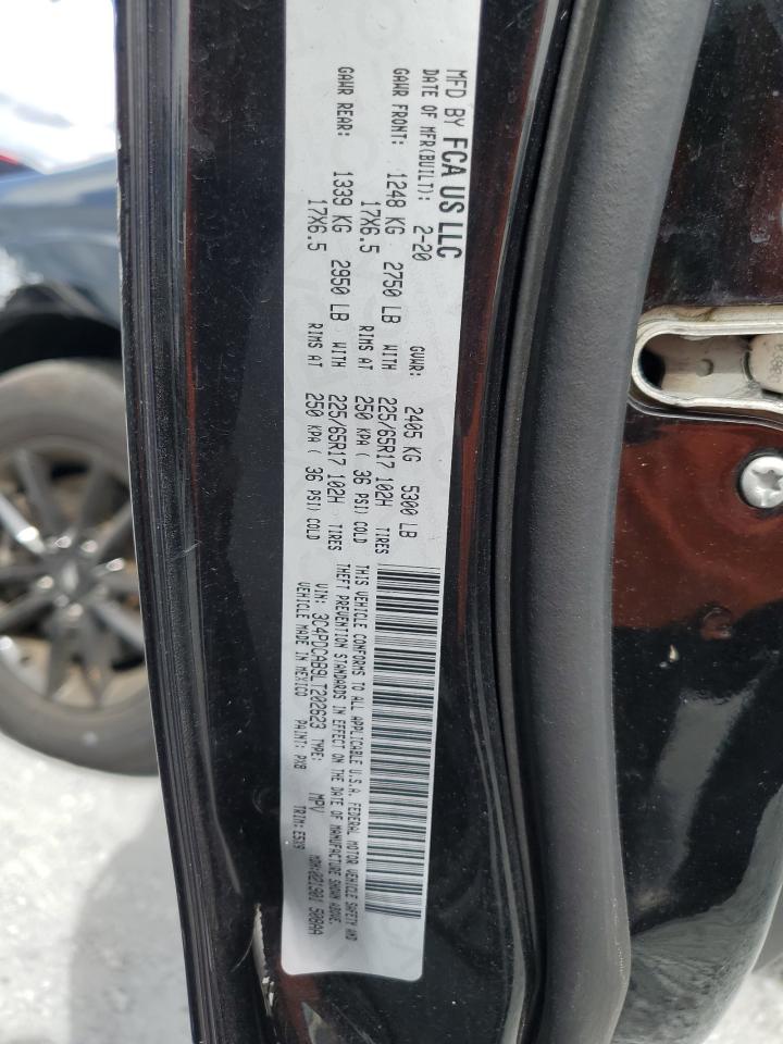 2020 Dodge Journey Se VIN: 3C4PDCAB9LT202623 Lot: 84539395