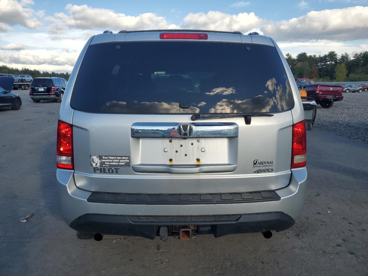 2014 Honda Pilot Lx VIN: 5FNYF4H29EB014003 Lot: 85561335