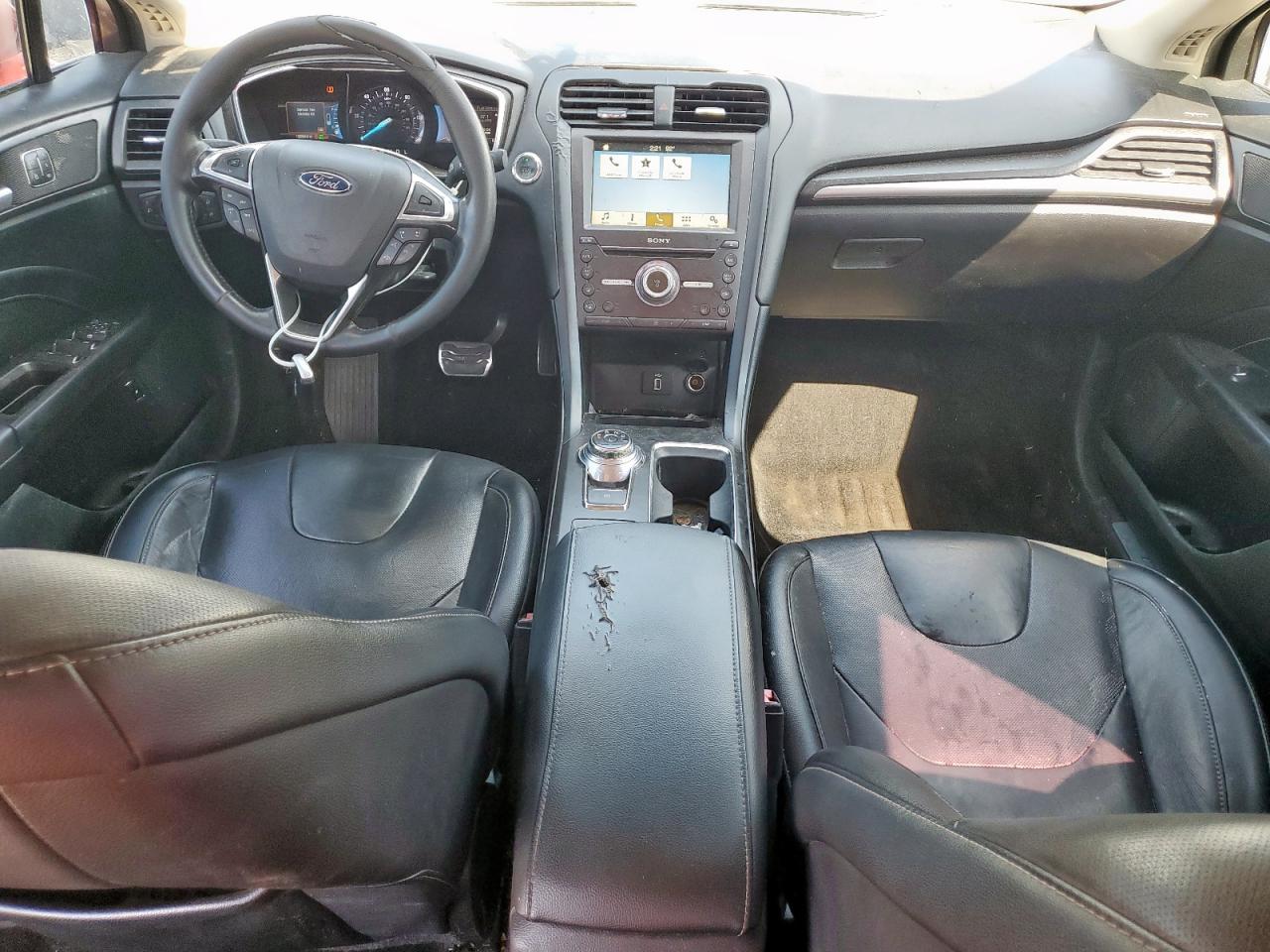 2017 Ford Fusion Titanium Hev VIN: 3FA6P0RU0HR384116 Lot: 85718565