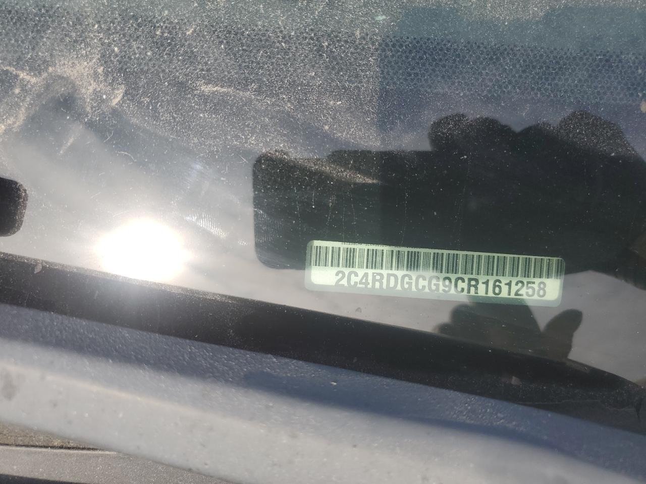 2012 Dodge Grand Caravan Sxt VIN: 2C4RDGCG9CR161258 Lot: 86513175