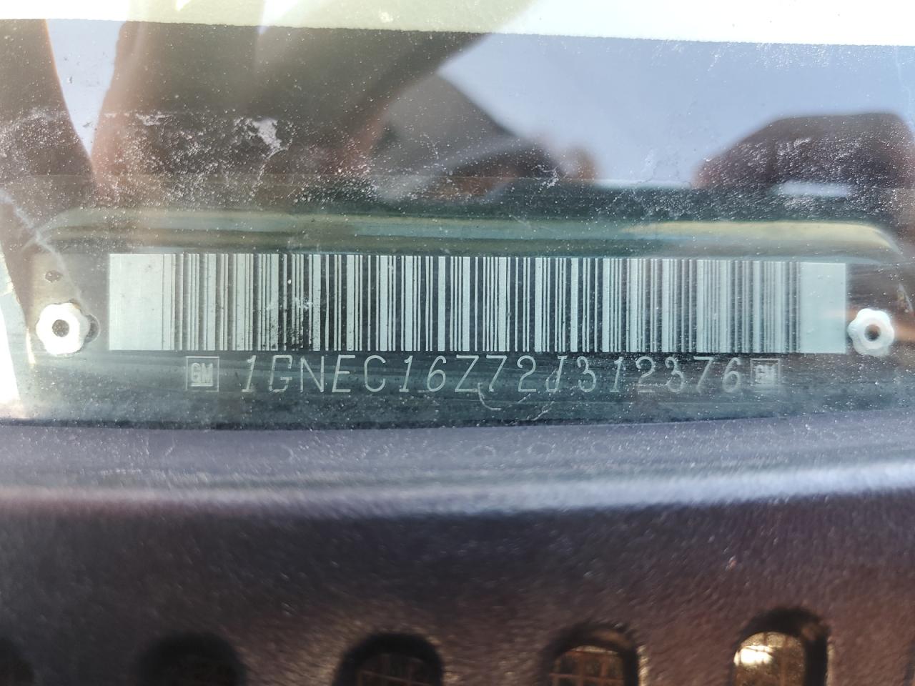 2002 Chevrolet Suburban C1500 VIN: 1GNEC16Z72J312376 Lot: 81960775