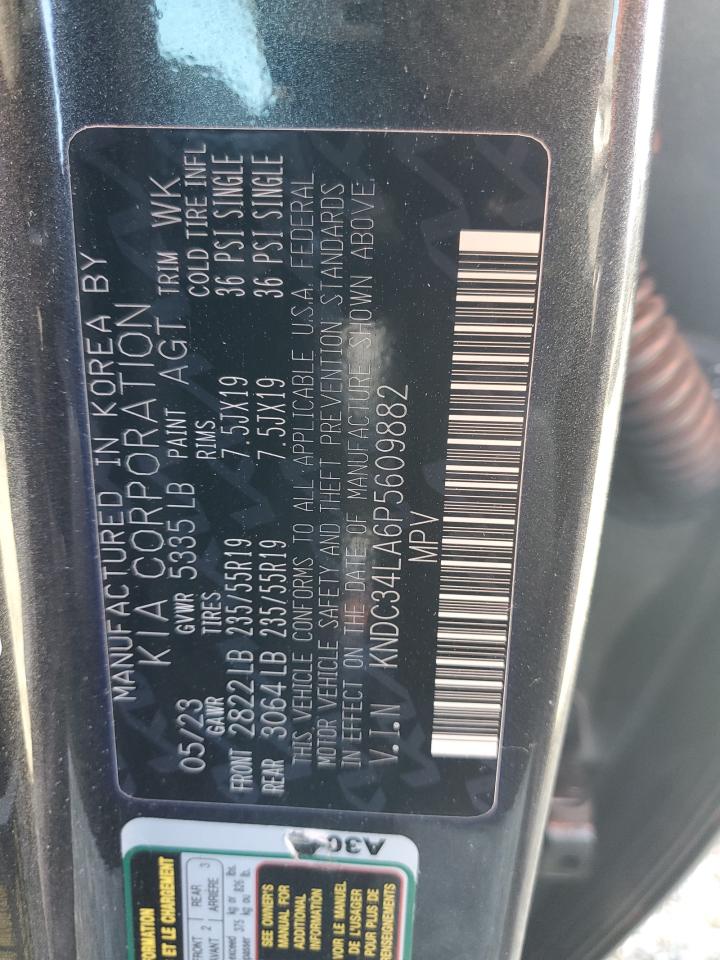 2023 Kia Ev6 Light VIN: KNDC34LA6P5609882 Lot: 86409295