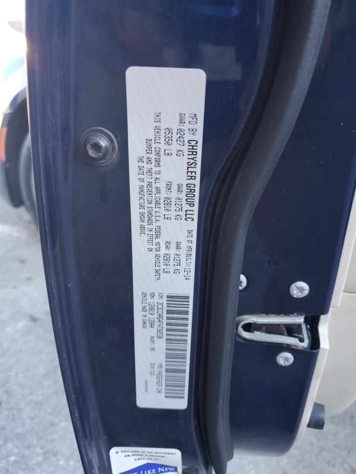 2015 Chrysler 300 Limited VIN: 2C3CCARG4FH736538 Lot: 84786135