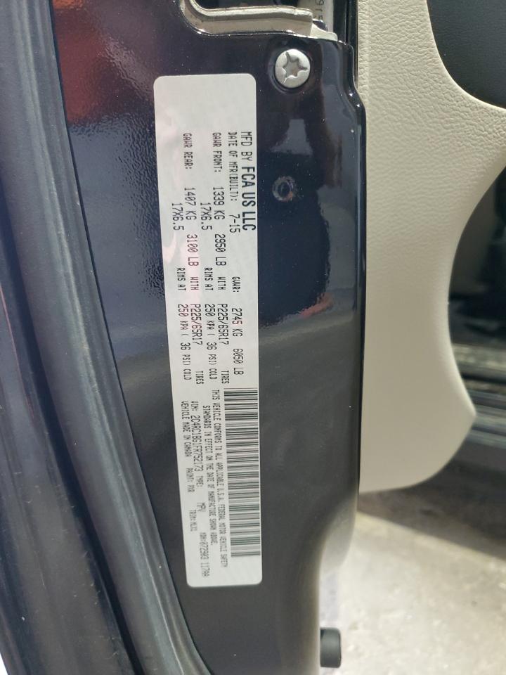 2015 Chrysler Town & Country Touring VIN: 2C4RC1BG1FR752173 Lot: 86065895