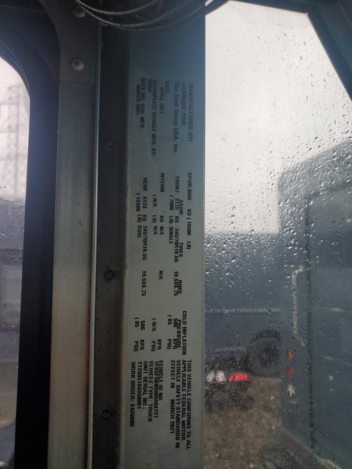 2021 Ford F59 VIN: 1F65F5KN6M0A04721 Lot: 84181525