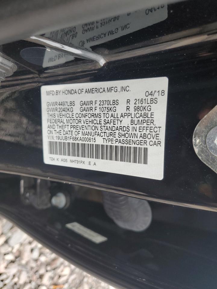 2019 Acura Tlx Technology VIN: 19UUB1F68KA000615 Lot: 82313695