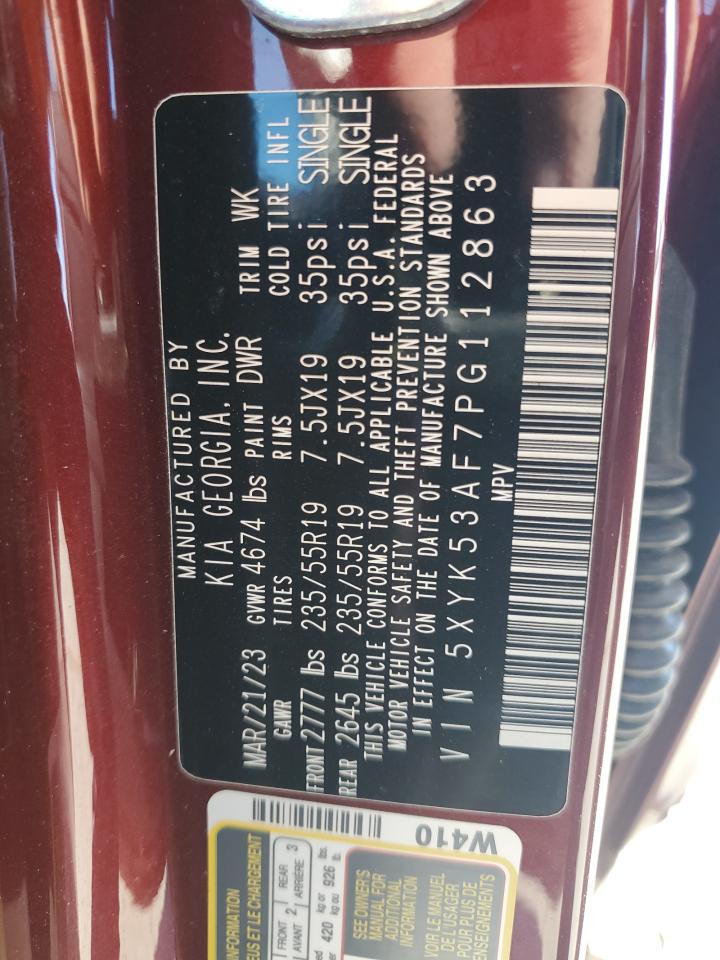 2023 Kia Sportage Sx Prestige VIN: 5XYK53AF7PG112863 Lot: 90903755