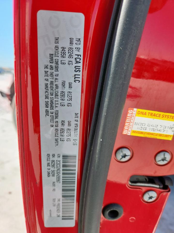 2016 Dodge Challenger Sxt VIN: 2C3CDZAG3GH289967 Lot: 81902895