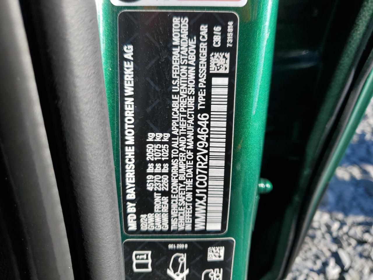 2024 Mini Cooper S Clubman All4 VIN: WMWXJ1C07R2V94646 Lot: 90802575