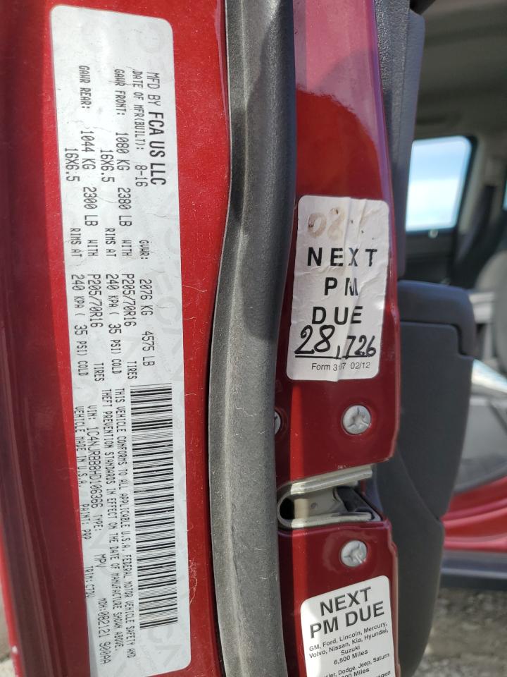 2017 Jeep Patriot Sport VIN: 1C4NJRBB8HD106366 Lot: 86182085