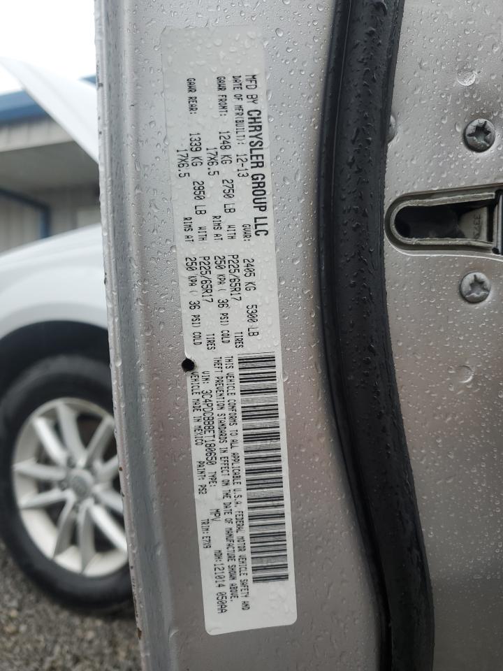 2014 Dodge Journey Sxt VIN: 3C4PDCBB8ET180650 Lot: 85146925