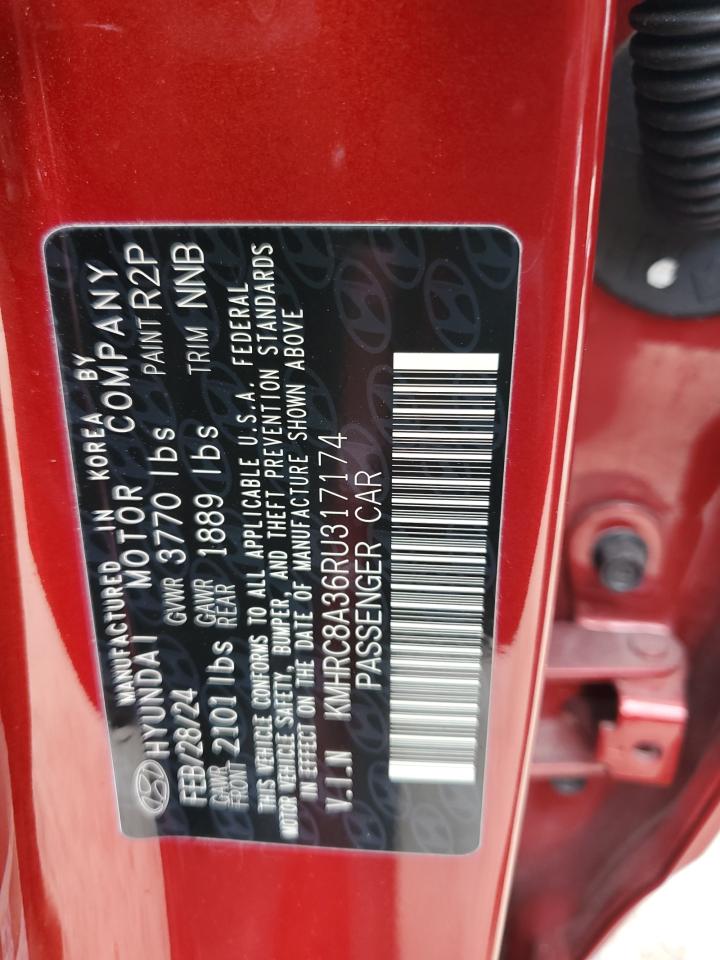 2024 Hyundai Venue Sel VIN: KMHRC8A36RU317174 Lot: 85849885