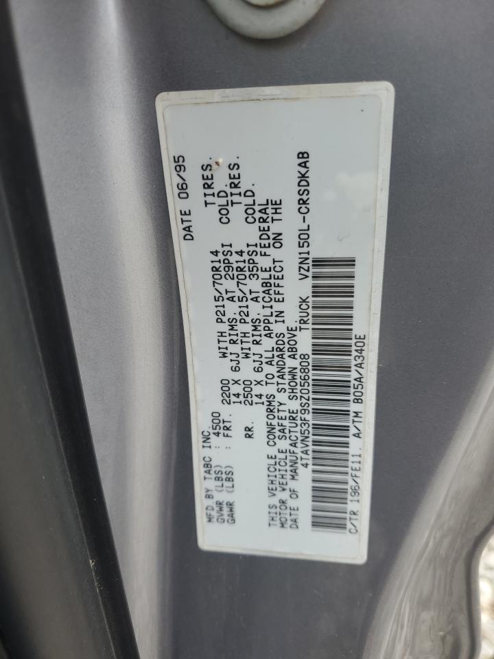 1995 Toyota Tacoma Xtracab VIN: 4TAVN53F9SZ056808 Lot: 85561215