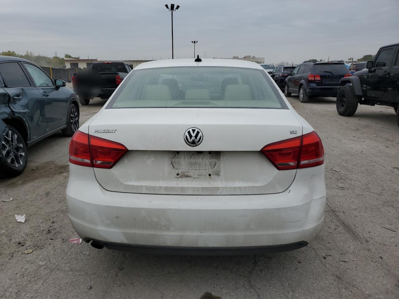 2013 Volkswagen Passat Se VIN: 1VWBP7A35DC091306 Lot: 86765635