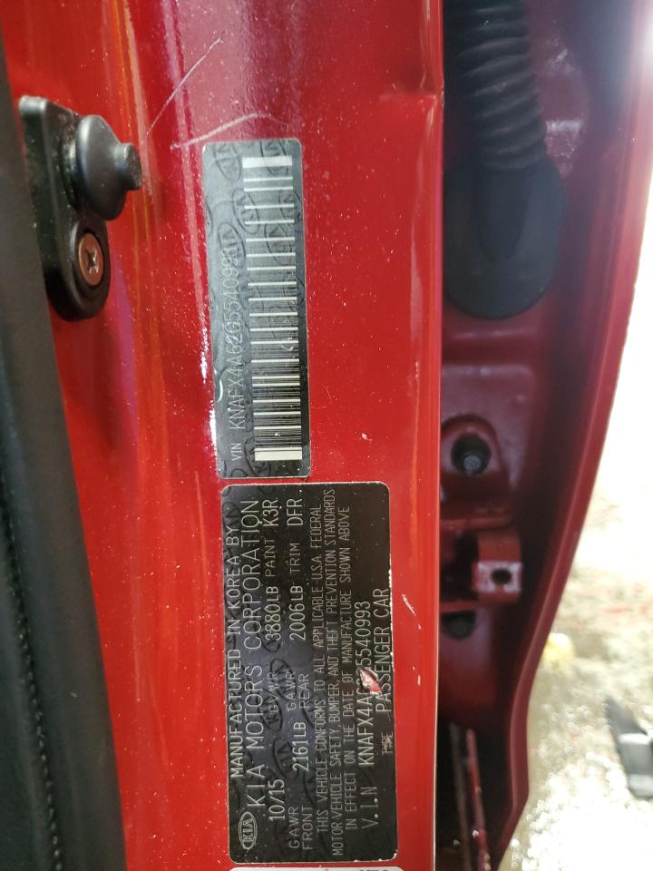 2016 Kia Forte Lx VIN: KNAFX4A62G5540993 Lot: 86641485