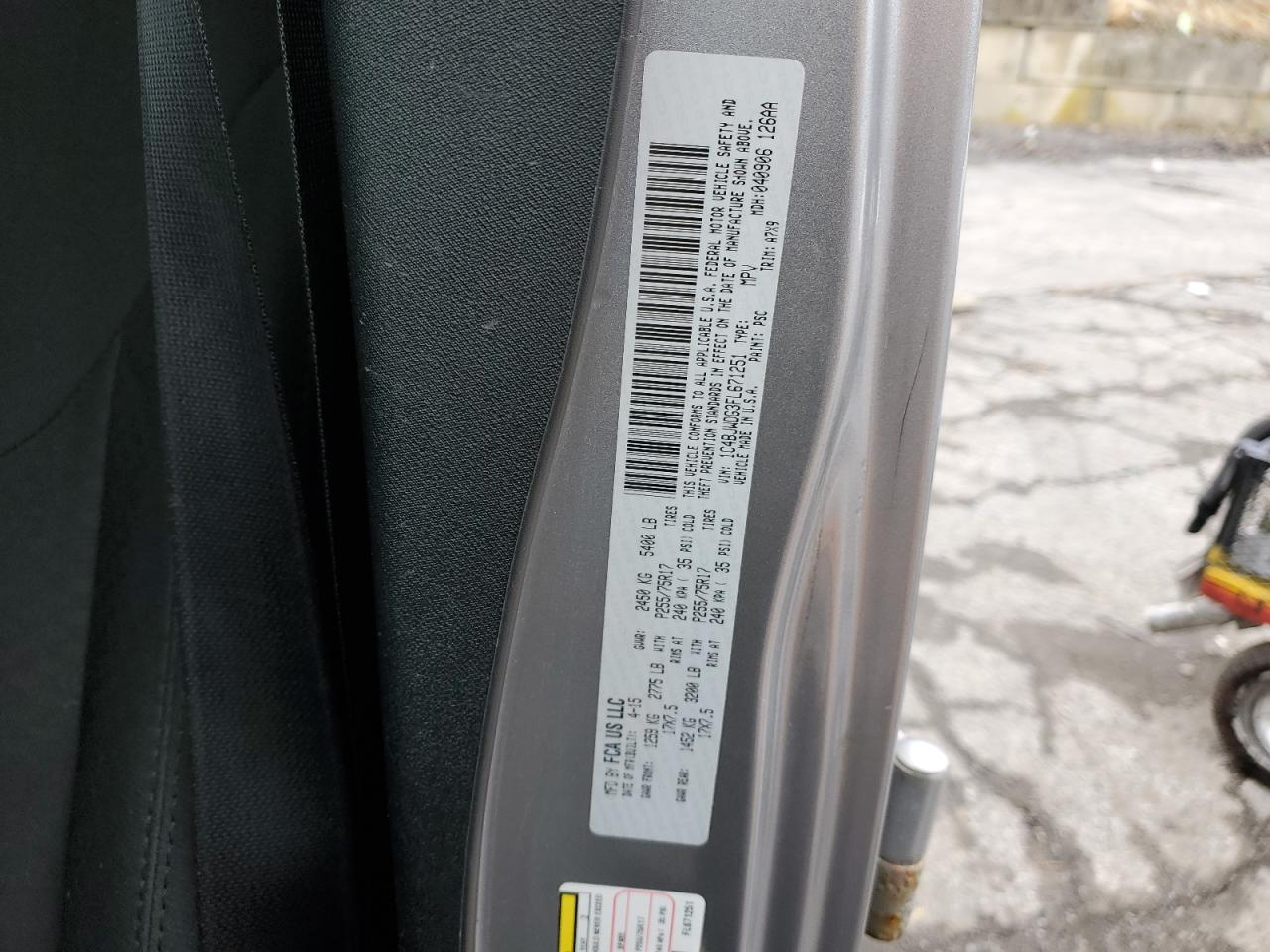 2015 Jeep Wrangler Unlimited Sport VIN: 1C4BJWDG3FL671251 Lot: 82271525