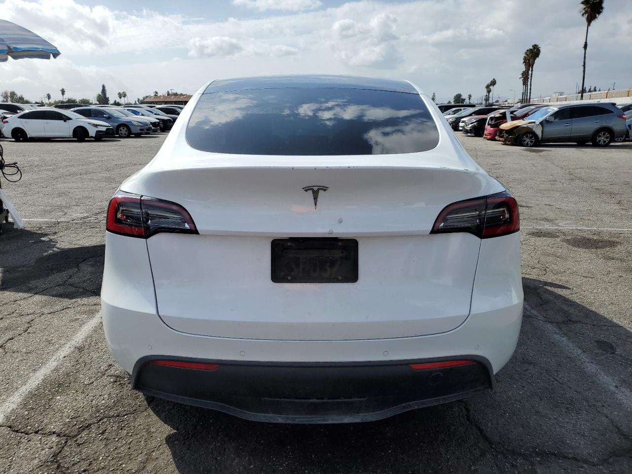 2020 Tesla Model Y VIN: 5YJYGDEEXLF050307 Lot: 86093245