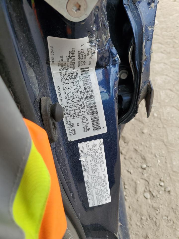 2003 Toyota Highlander Limited VIN: JTEGF21AX30085817 Lot: 82411615