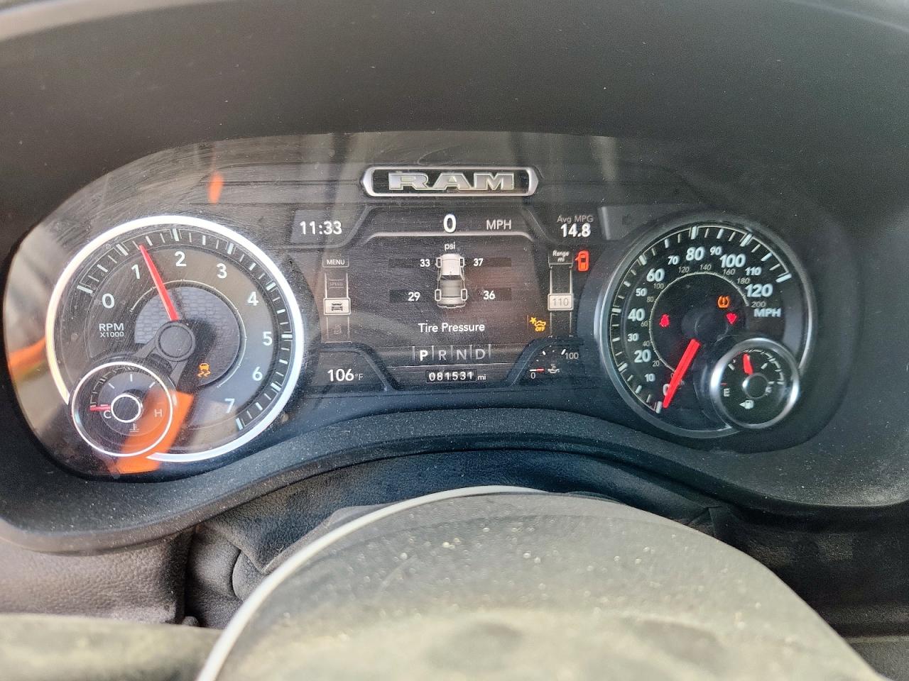 2021 Ram 1500 Laramie VIN: 1C6SRFJT5MN802814 Lot: 82208985