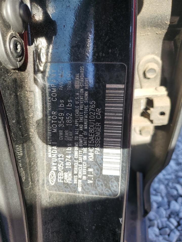 2013 Hyundai Accent Gls VIN: KMHCT5AE8DU102765 Lot: 90913225