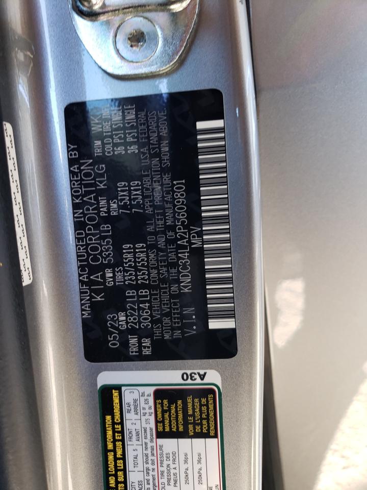 2023 Kia Ev6 Light VIN: KNDC34LA2P5609801 Lot: 85323815