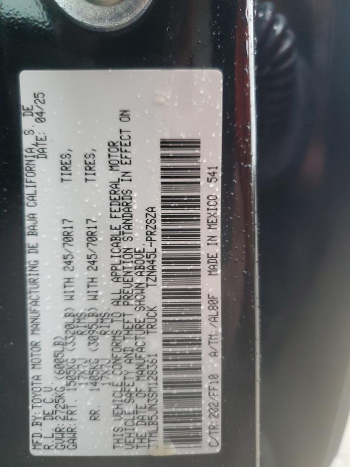 2025 Toyota Tacoma Double Cab VIN: 3TMLB5JN3SM128361 Lot: 82222505