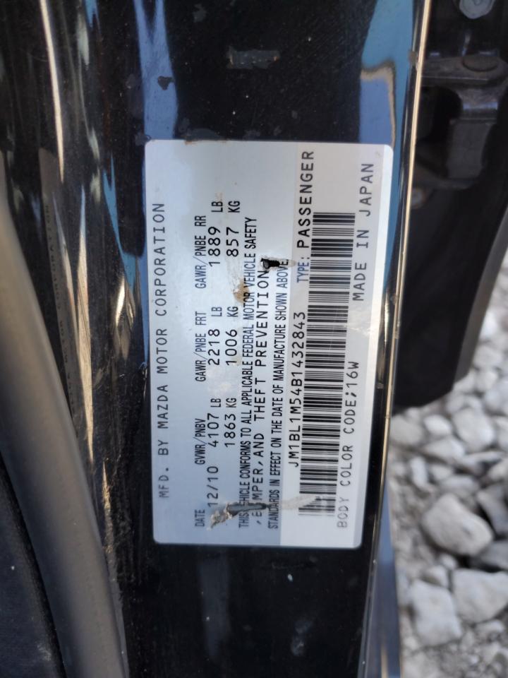 2011 Mazda 3 S VIN: JM1BL1M54B1432843 Lot: 81979545