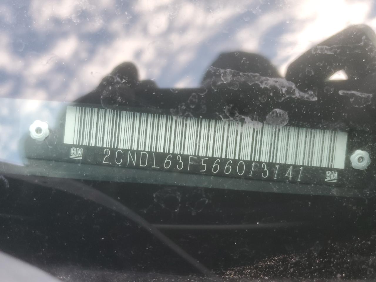 2006 Chevrolet Equinox Lt VIN: 2CNDL63F566013141 Lot: 82360365