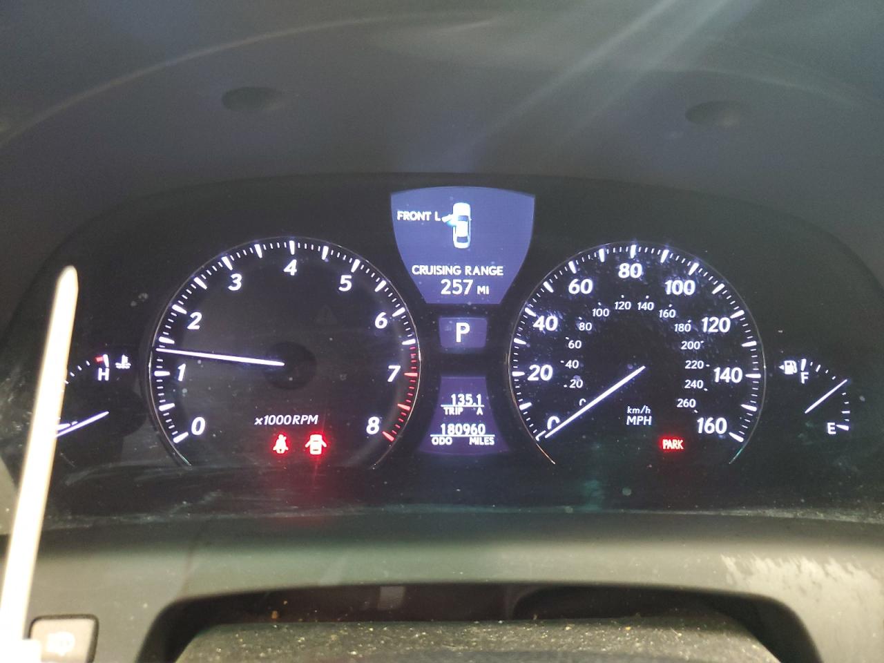 2007 Lexus Ls 460 VIN: JTHBL46F775016193 Lot: 85551835