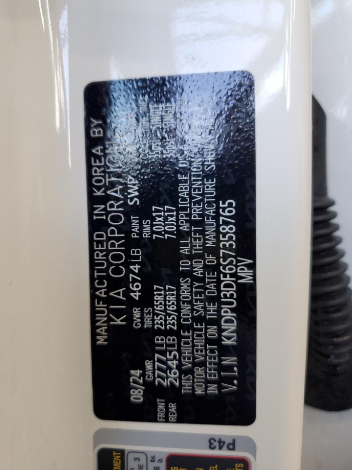 2025 Kia Sportage Lx VIN: KNDPU3DF6S7358765 Lot: 86132625