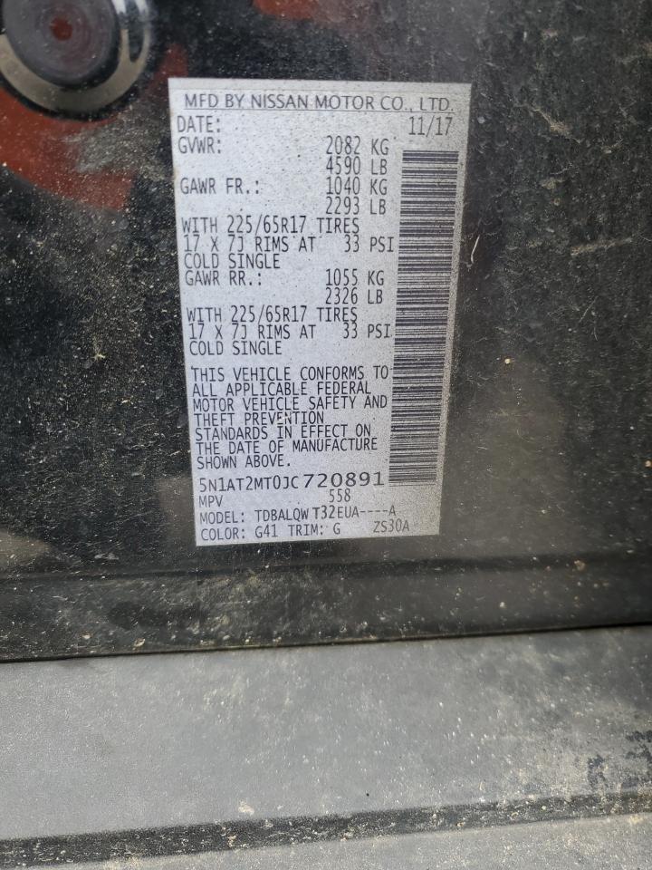 2018 Nissan Rogue S VIN: 5N1AT2MT0JC720891 Lot: 82425135