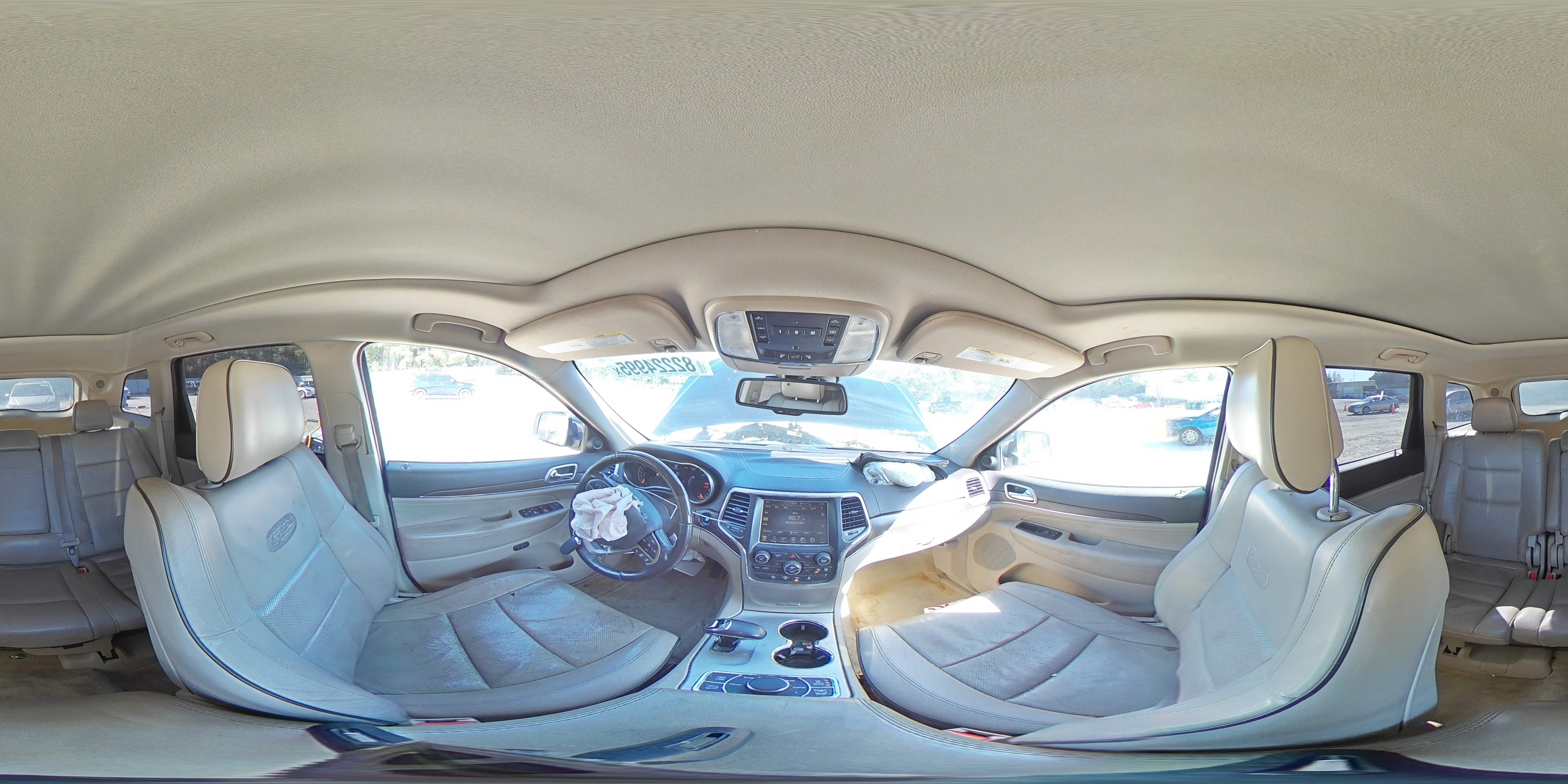 2014 Jeep Grand Cherokee Overland VIN: 1C4RJFCT3EC209686 Lot: 82224995