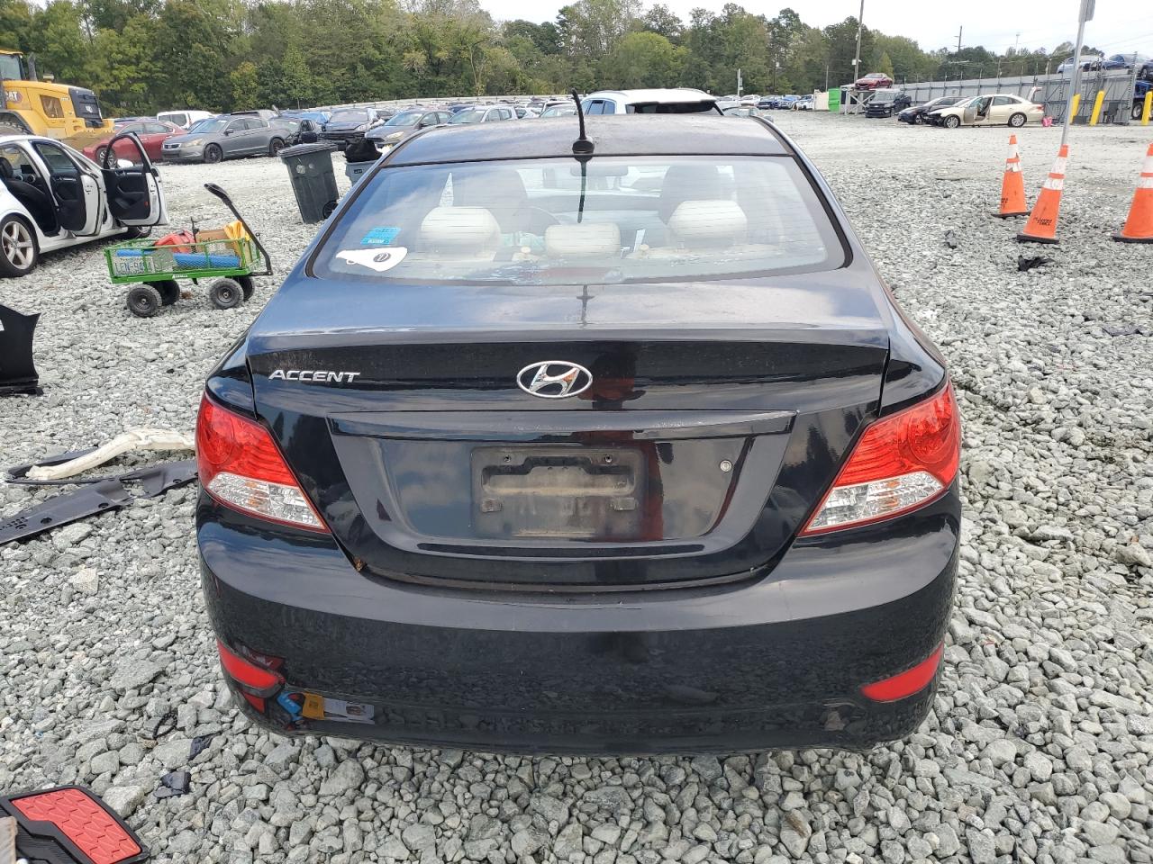 2012 Hyundai Accent Gls VIN: KMHCT4AE4CU206680 Lot: 84883915