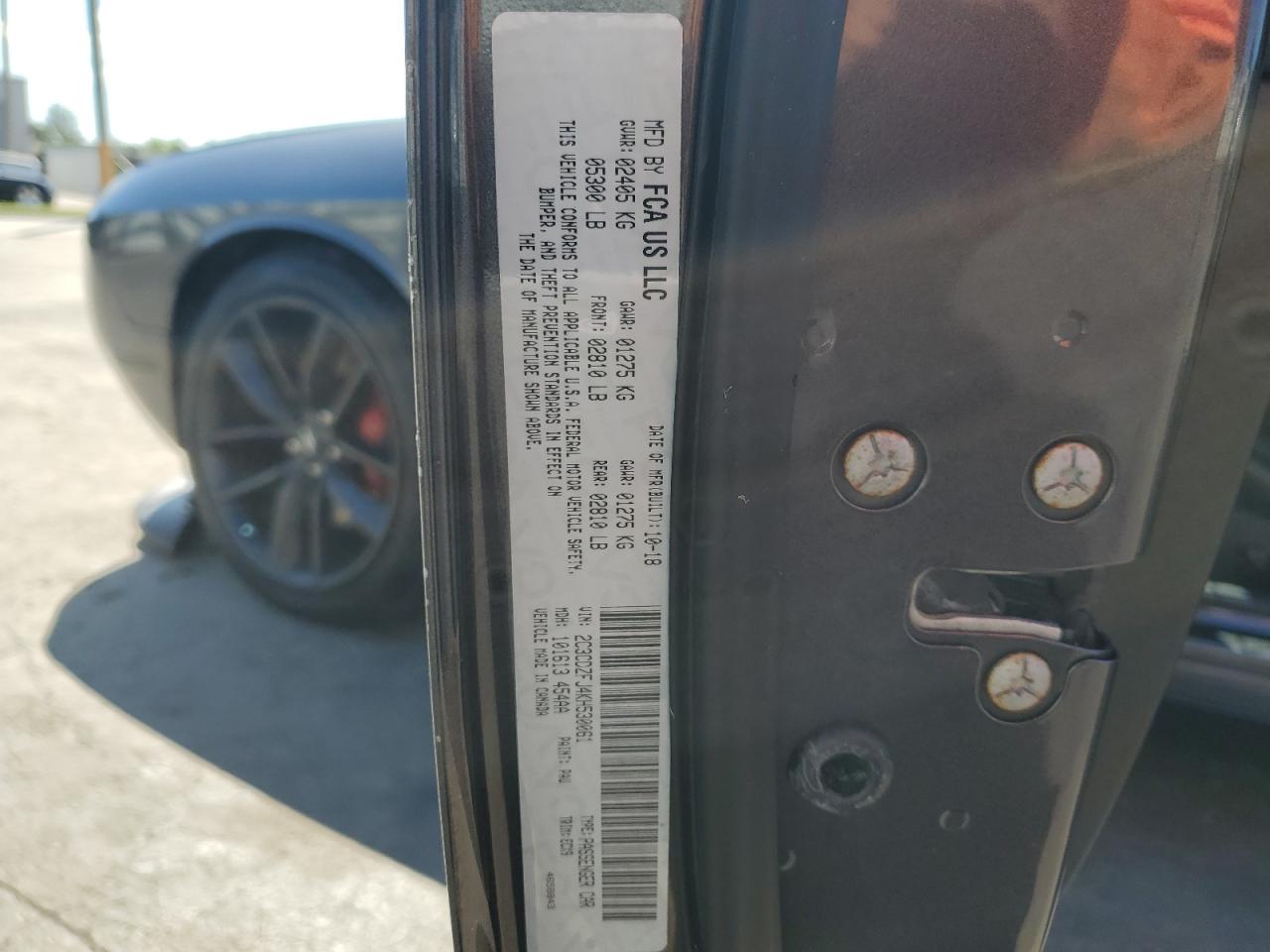 2019 Dodge Challenger R/T Scat Pack VIN: 2C3CDZFJ4KH530061 Lot: 84610785