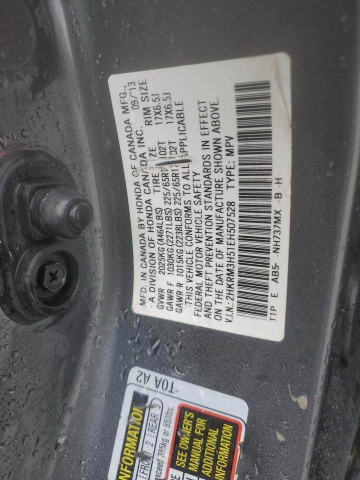 2014 Honda Cr-V Ex VIN: 2HKRM3H51EH507528 Lot: 82731185